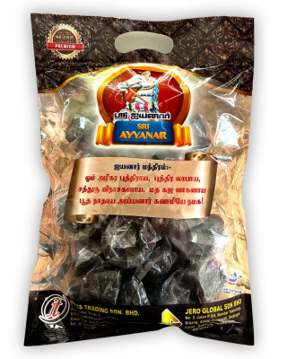 Sri Ayyanar Big Natural Black Sambrani